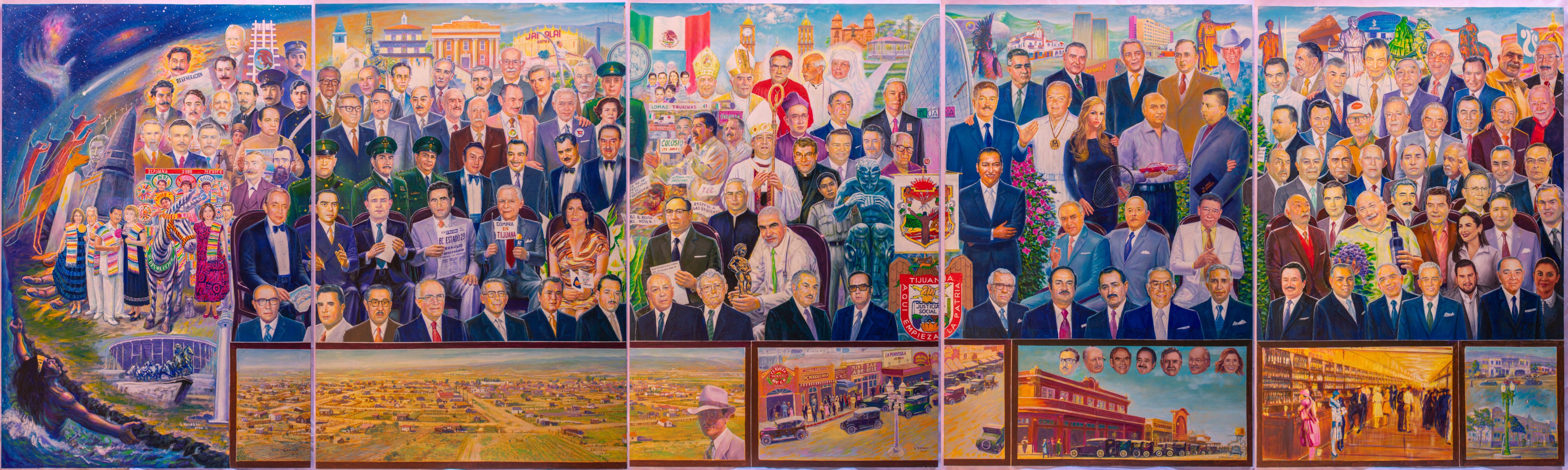 Mural Histórico de Tijuana — vista panorámica
