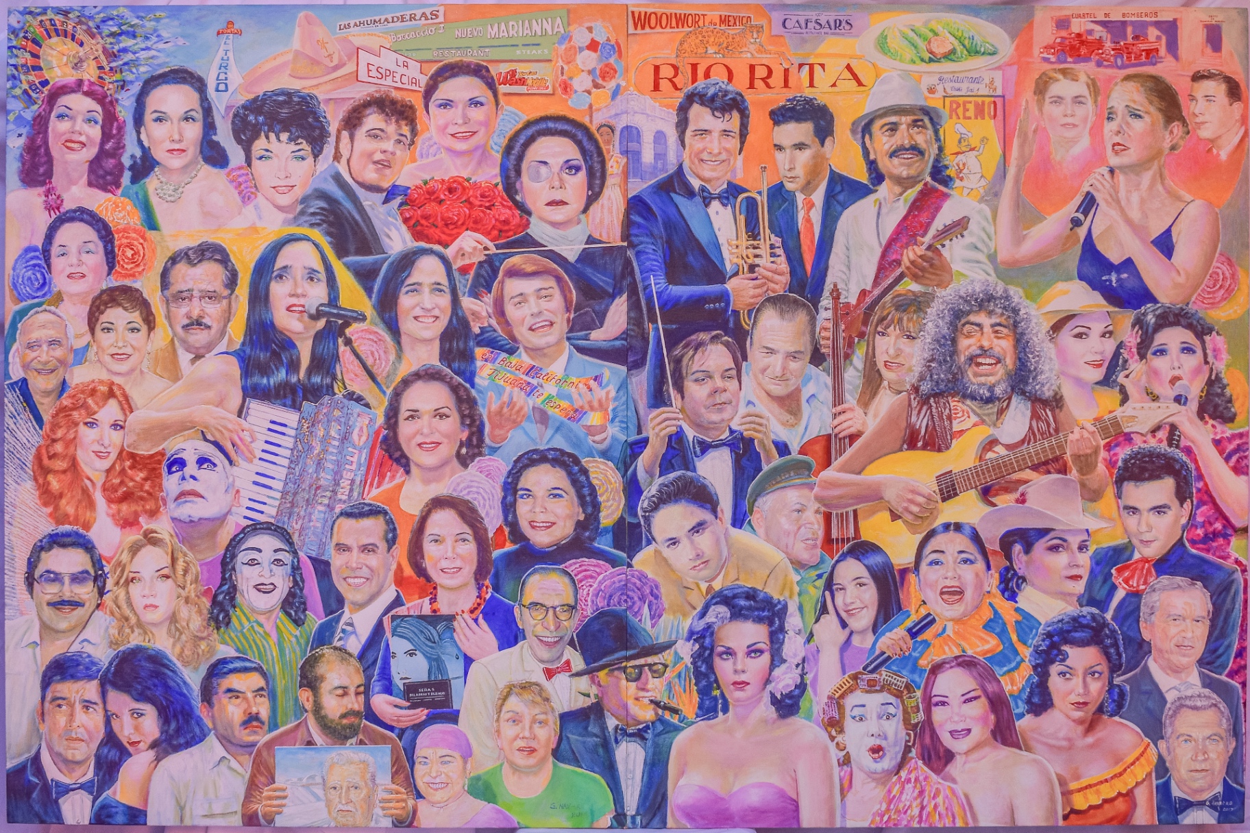 Lienzo · Vida nocturna, Avenida Revolución