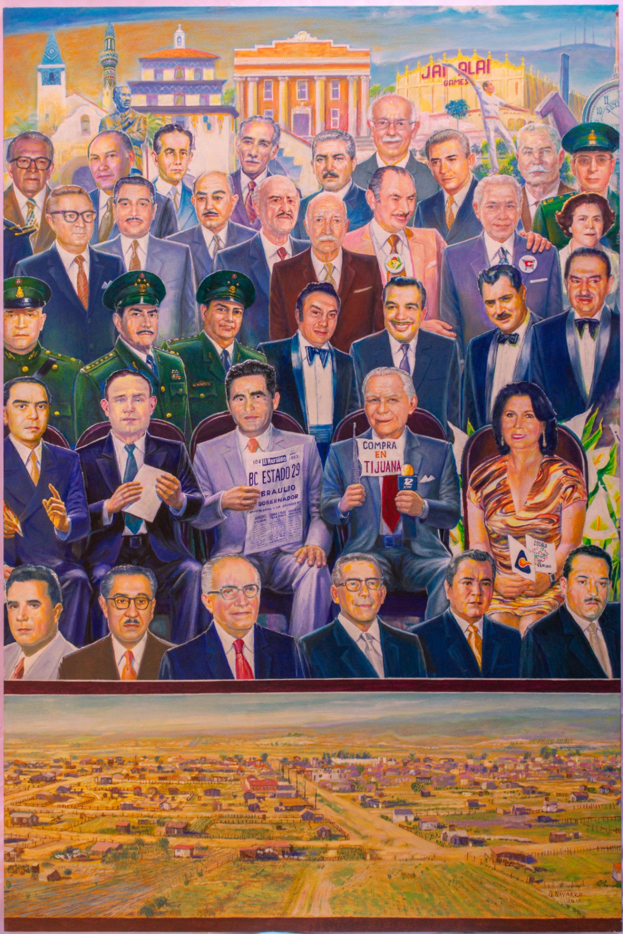 Lienzo · Gobernadores y vida pública